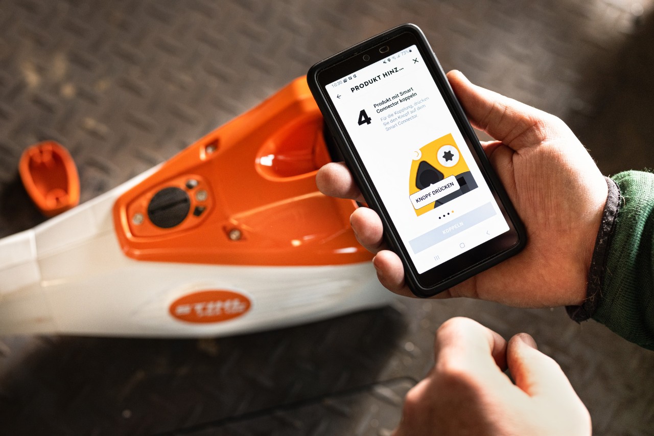 E1 GruenTeam, aplikacja STIHL Connected